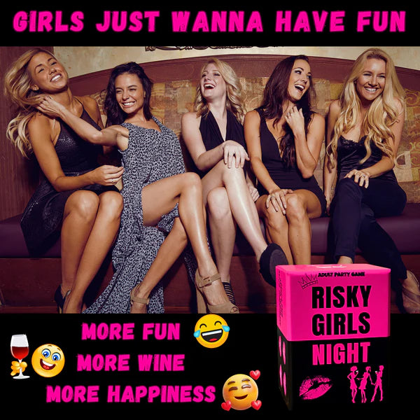 Risky Girls Night - Fun Party Game for Ladies Nights: 150 Spicy Questions and Hilarious Dares