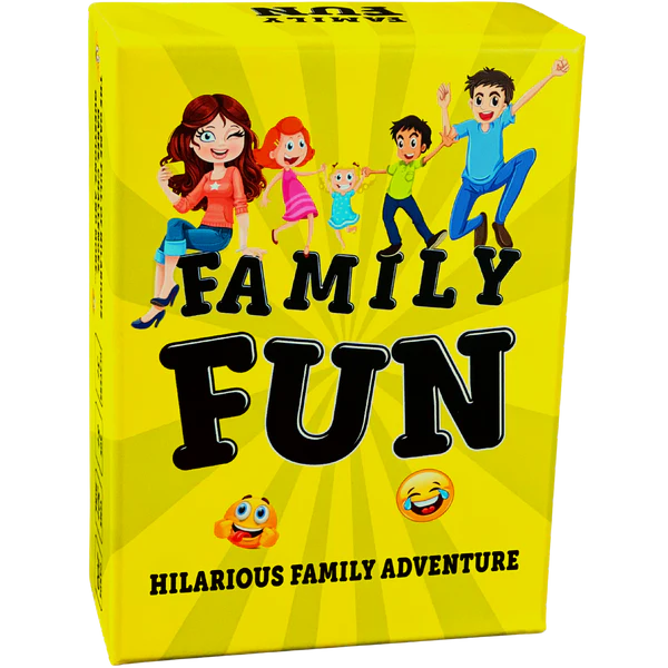 Family Fun Game - 200 Fun Dares and Questions for Kids & Adults | Ultimate Game Night & Party Laughs