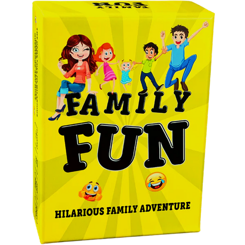 Family Fun Game - 200 Fun Dares and Questions for Kids & Adults | Ultimate Game Night & Party Laughs