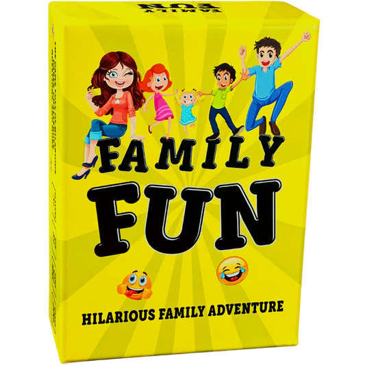 Family Fun Game - 200 Fun Dares and Questions for Kids & Adults | Ultimate Game Night & Party Laughs