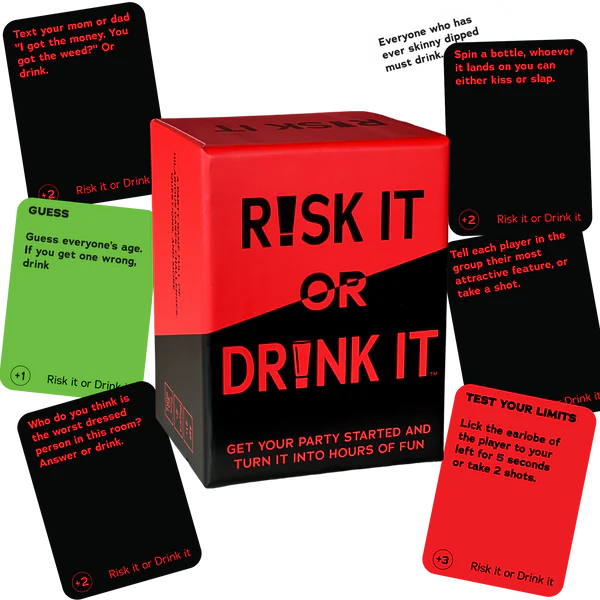 RISK IT OR DRINK IT - Fun Drinking Party Game