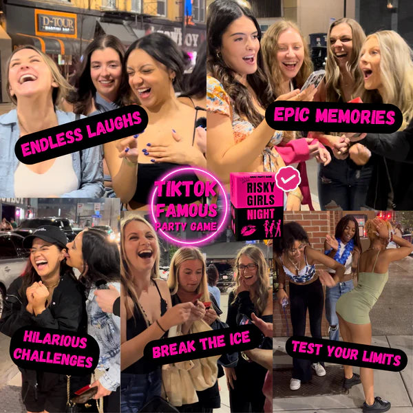 Risky Girls Night - Fun Party Game for Ladies Nights: 150 Spicy Questions and Hilarious Dares